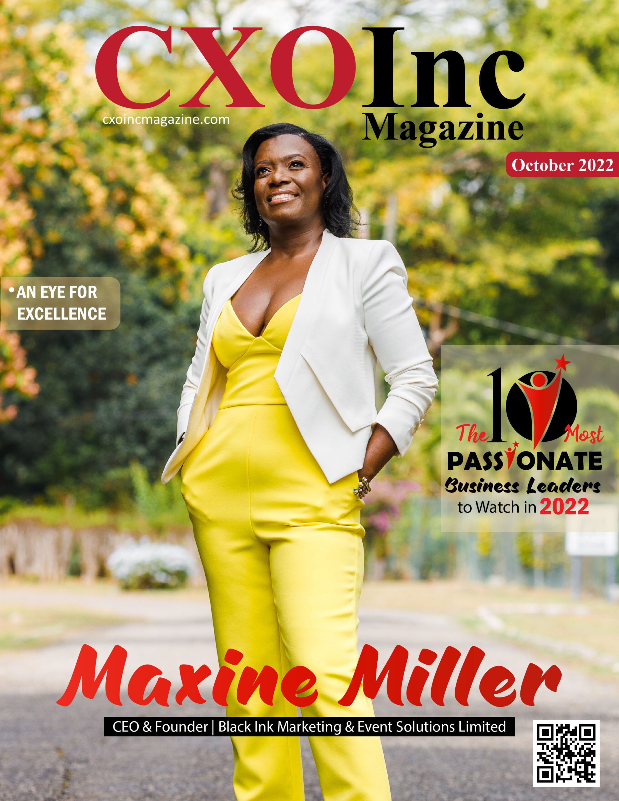 Cover Page - The 10 Most Passionate Business Leaders to Watch in 2022 | Business Magazine | CXO Inc Magazine