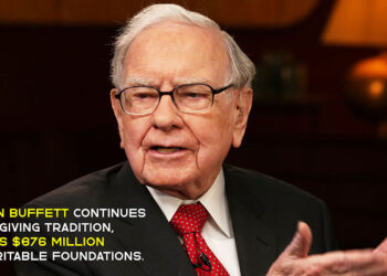 Warren Buffett Continues Thanksgiving Tradition, Donates $876 Million to Charitable Foundations