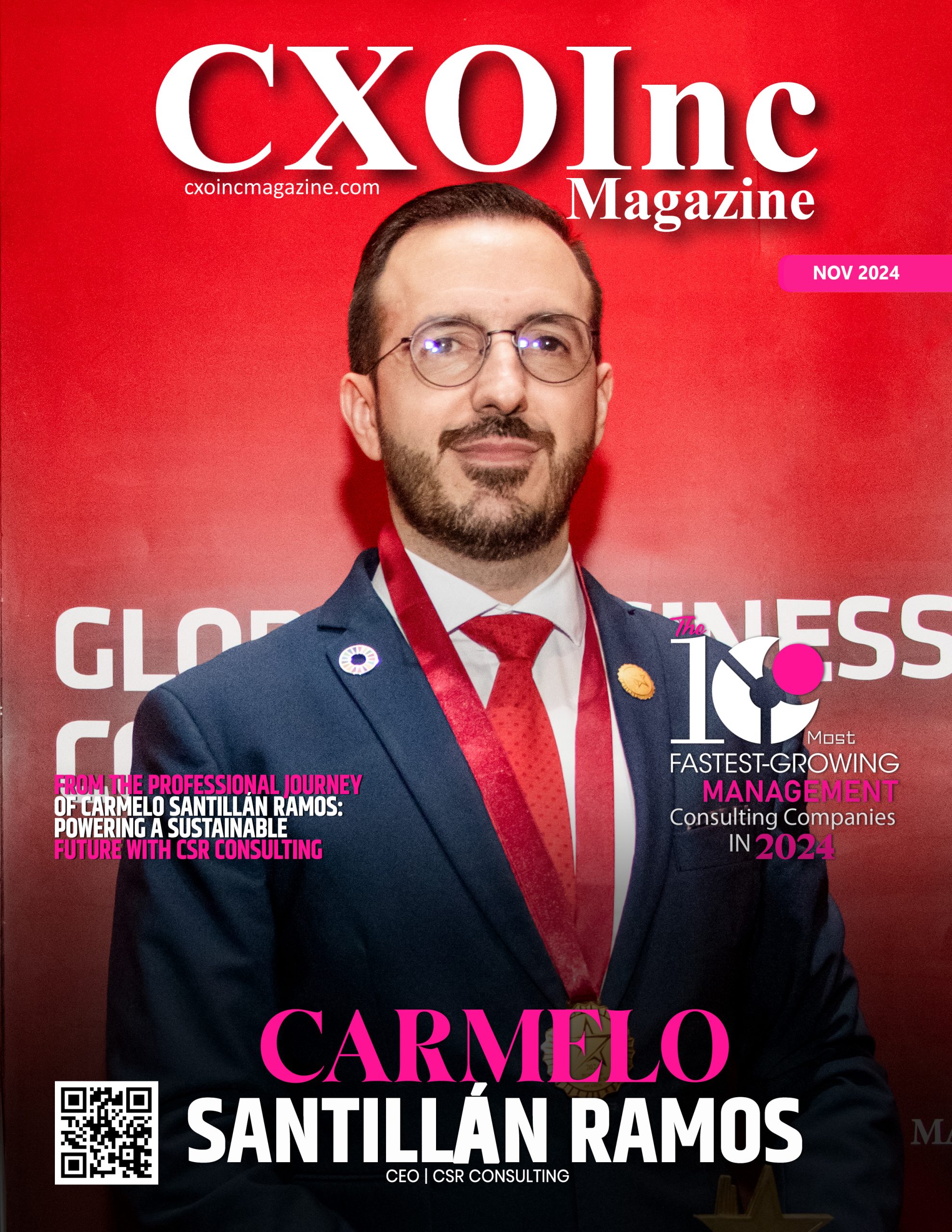 Carmelo Santillán Ramos | CEO | CSR Consulting | CXO Inc Magazine