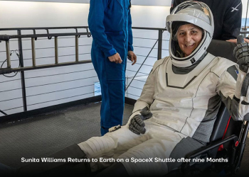 Sunita Williams returns to Earth